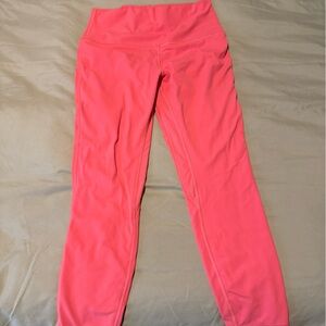 Align Lululemon Vibrant coral Leggings